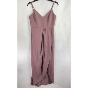 Lulus Reinette Dress Mauve Small